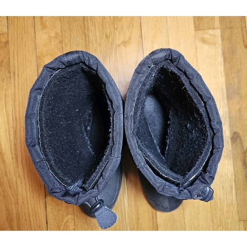 Kamik Rocket Waterproof Winter Lined Snow Boots Black Boys Youth Size 5
